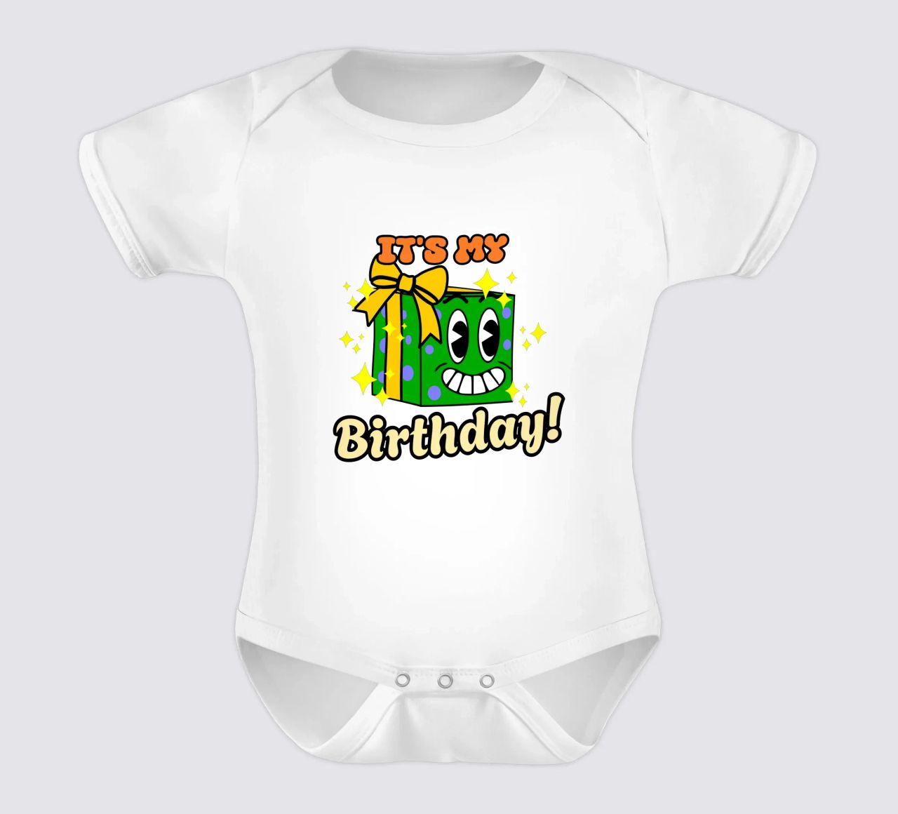 Drôle d'Anniversaire Mignon Dessin Animé Rétro Vintage Cadeau body bébé de sillyindustries