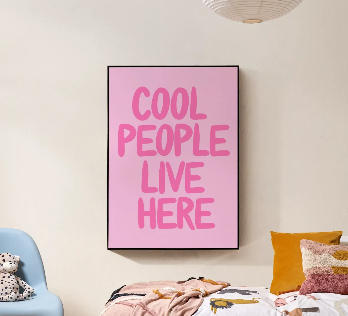 Cool People Live Here plexiglass da Attaboy Dsgn