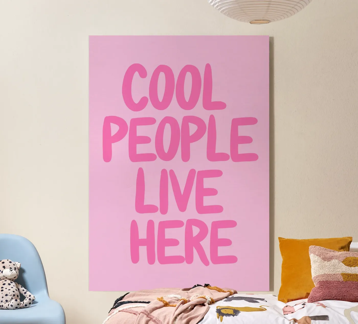 Cool People Live Here plexiglass da Attaboy Dsgn