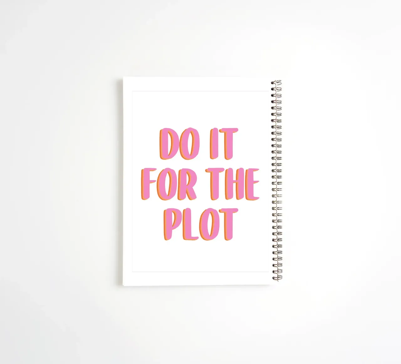 Do It For The Plot diario ad anelli da Attaboy Dsgn
