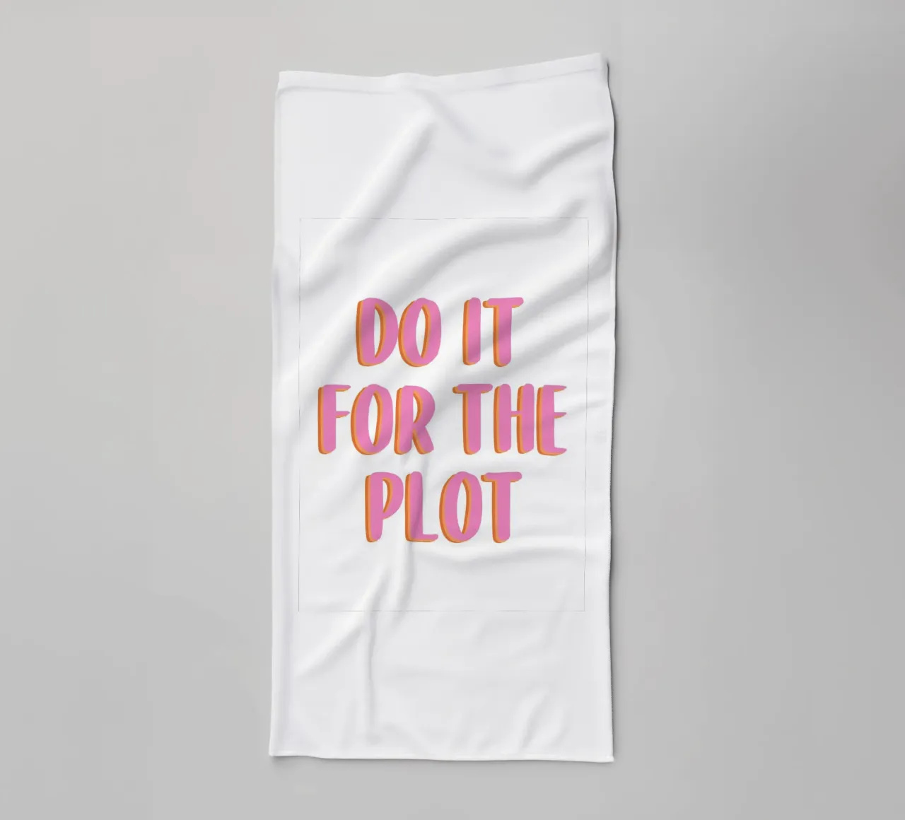 Do It For The Plot badhanddoek van Attaboy Dsgn
