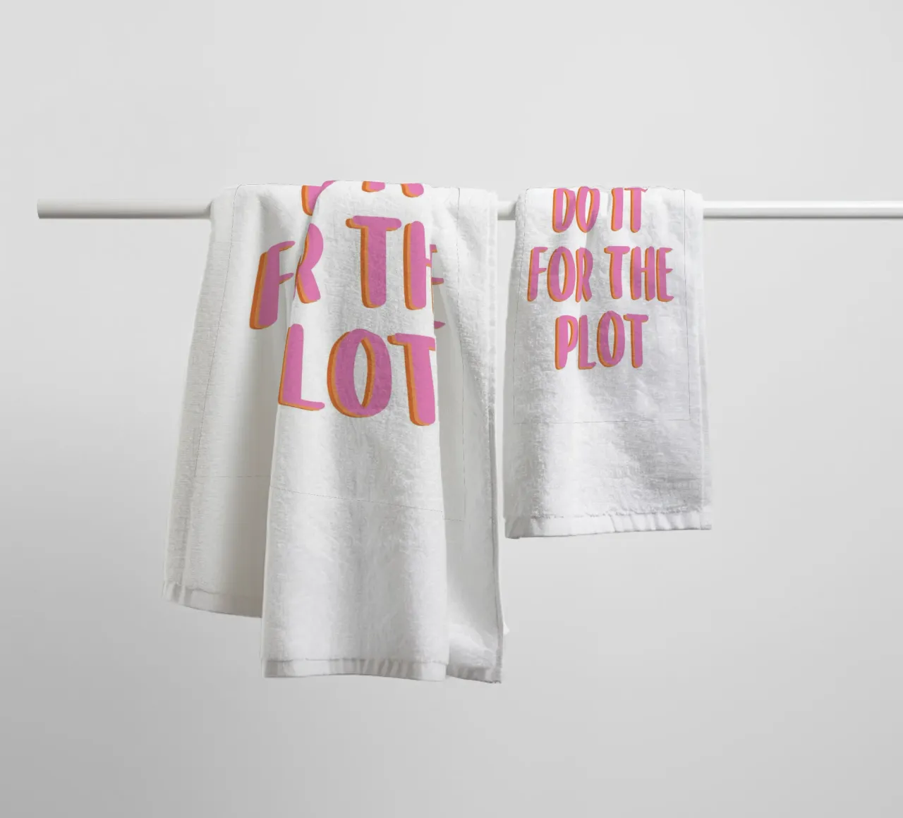 Do It For The Plot badhanddoek van Attaboy Dsgn