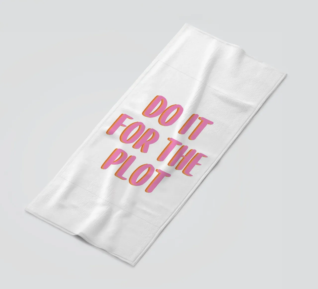 Do It For The Plot Strandtuch von Attaboy Dsgn