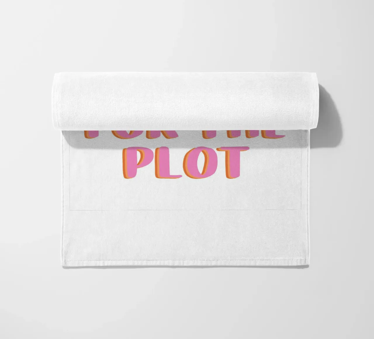 Do It For The Plot Strandtuch von Attaboy Dsgn