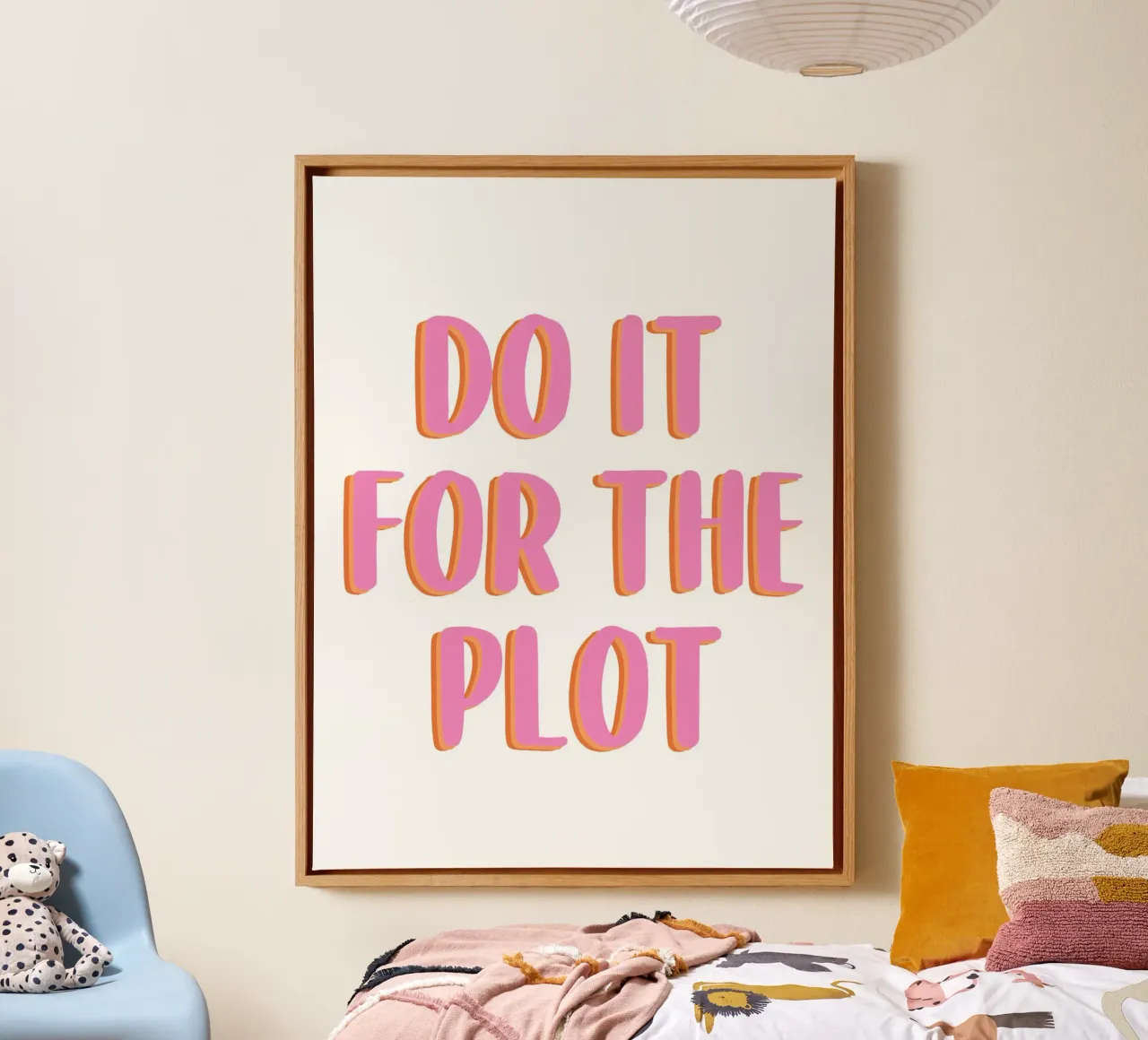 Do It For The Plot Leinwand von Attaboy Dsgn