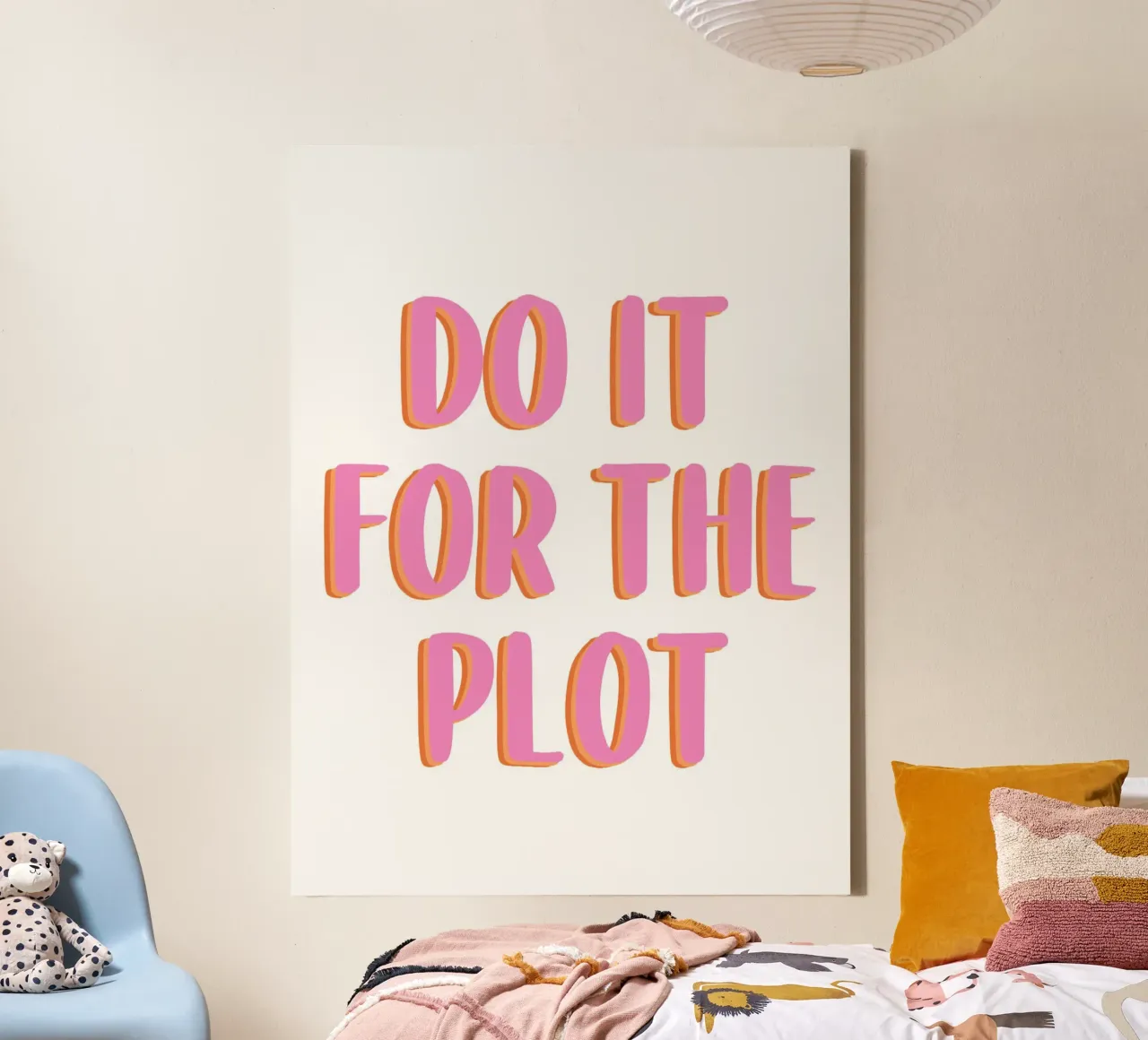 Do It For The Plot Leinwand von Attaboy Dsgn