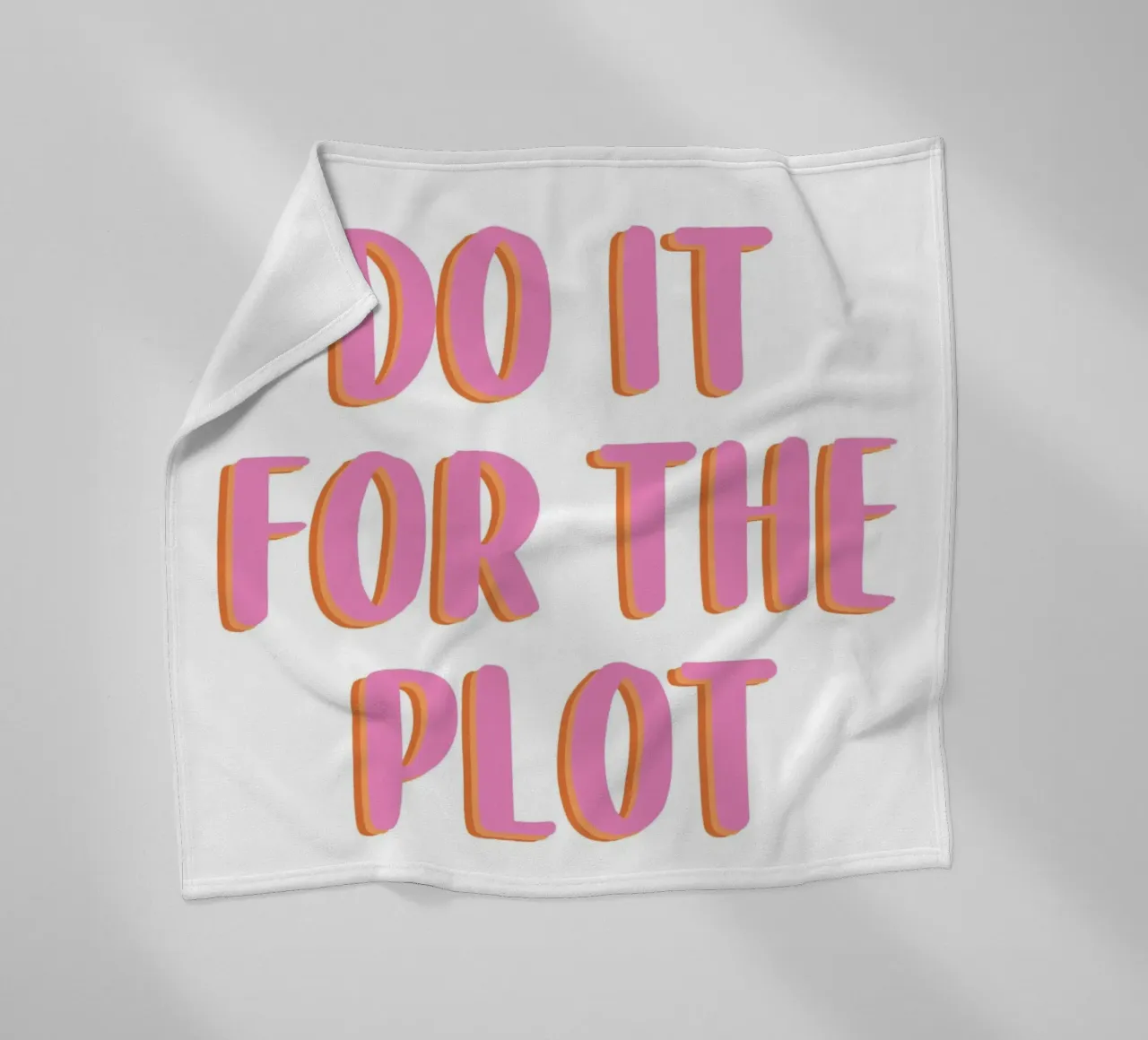 Do It For The Plot fleecedeken van Attaboy Dsgn