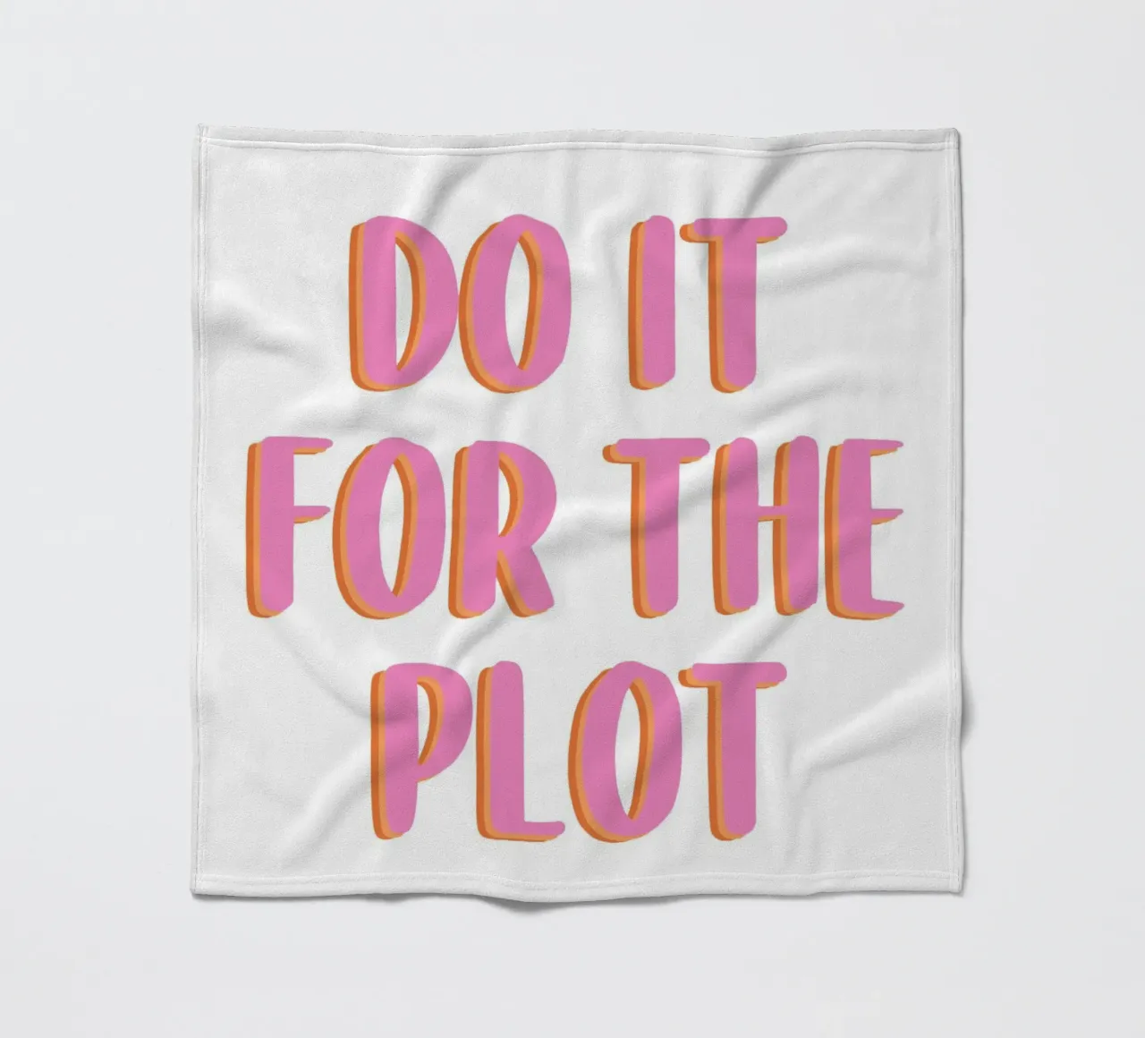 Do It For The Plot fleecedeken van Attaboy Dsgn