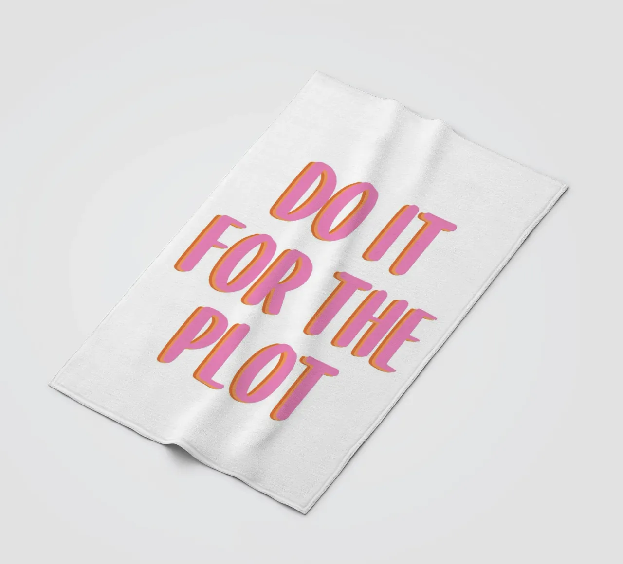 Do It For The Plot fleecedeken van Attaboy Dsgn