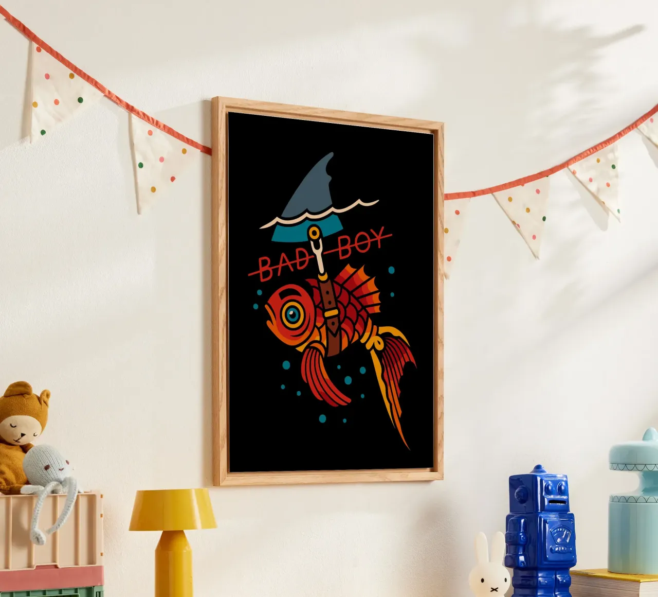 Bad Boy Goldfish with Shark Fin plexiglass da ramosashop