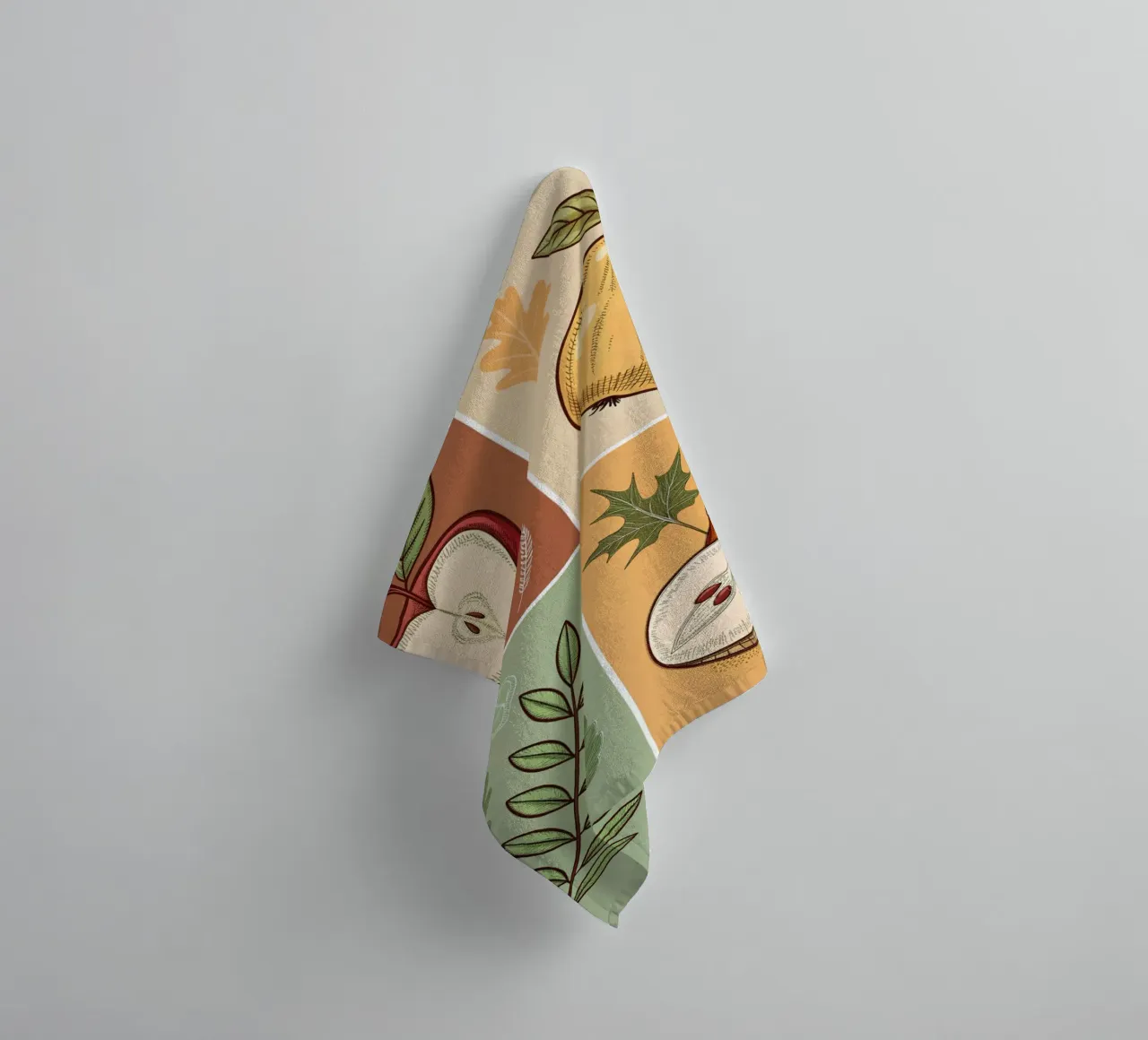 A Four-Part Autumnal Art Print towel by Artistic-shop