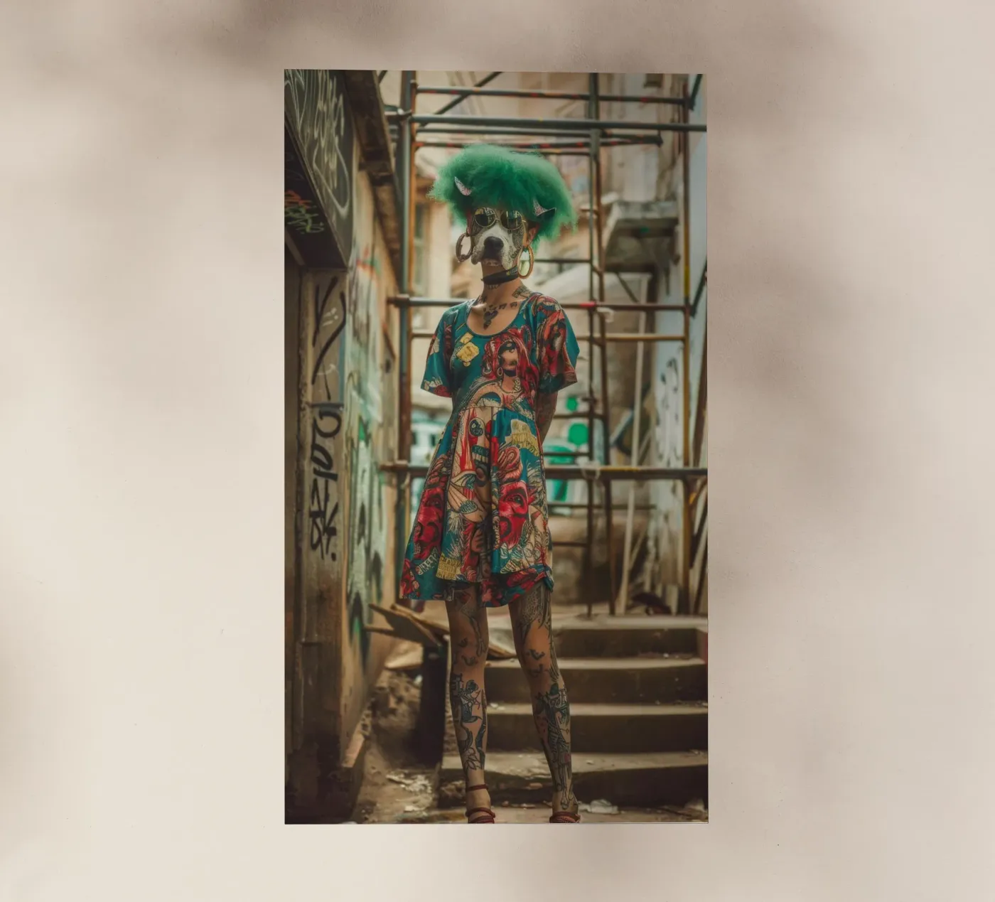 Chloé pellicola backlit da Affiches Chien Originales – Dogland