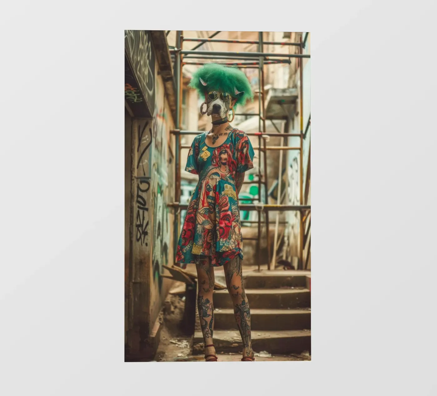 Chloé pellicola backlit da Affiches Chien Originales – Dogland