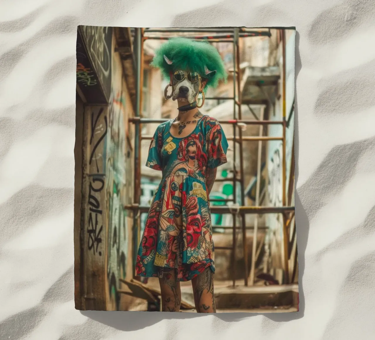 Chloé telo mare da Affiches Chien Originales – Dogland