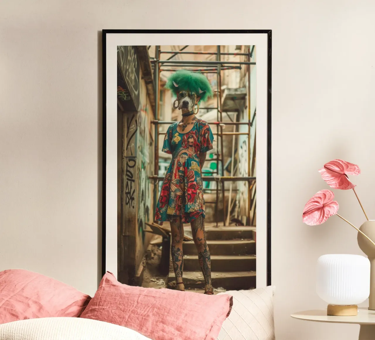 Chloé poster van Affiches Chien Originales – Dogland