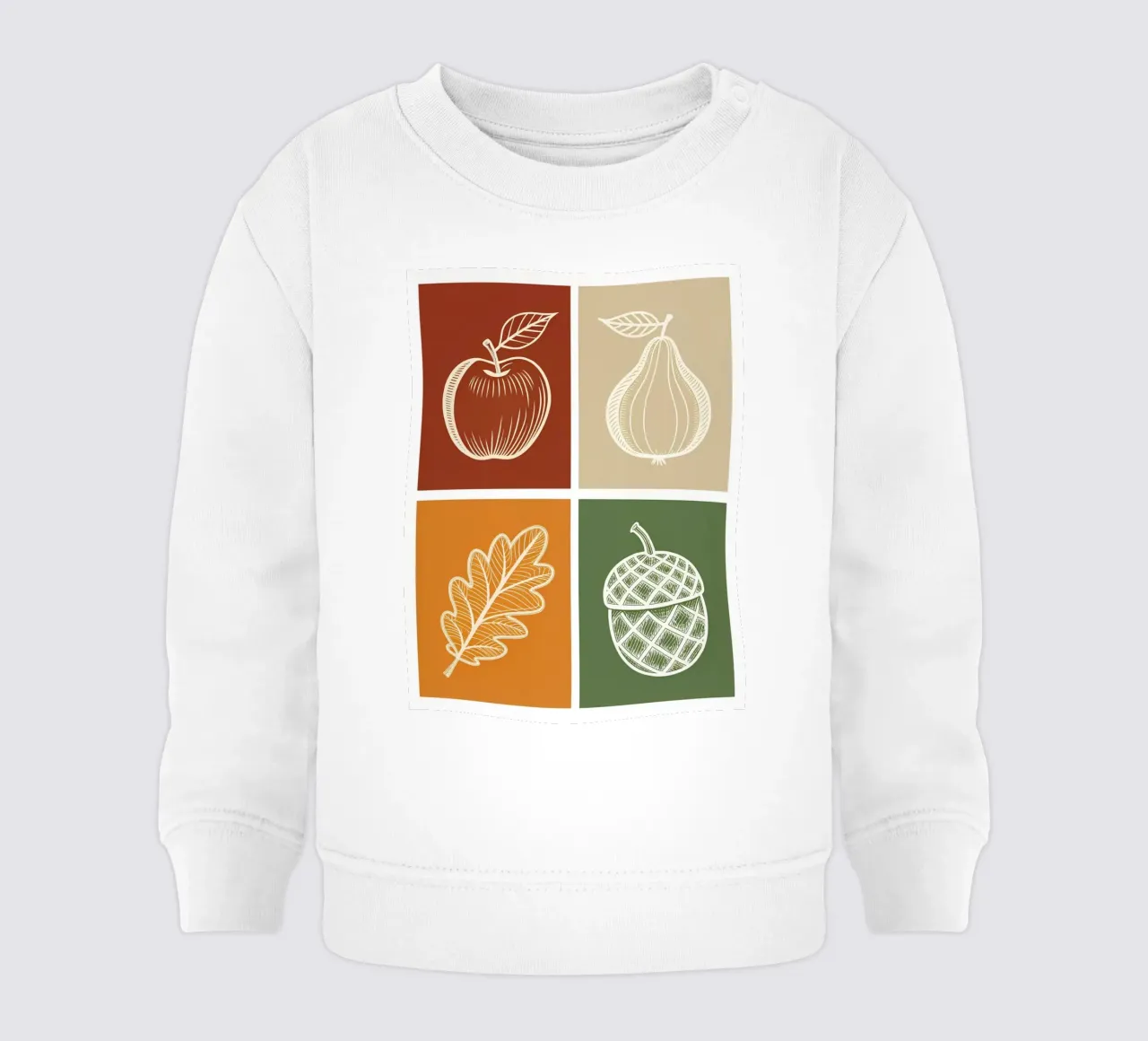 Set di raccolti autunnali stravaganti felpa neonato da Artistic-shop