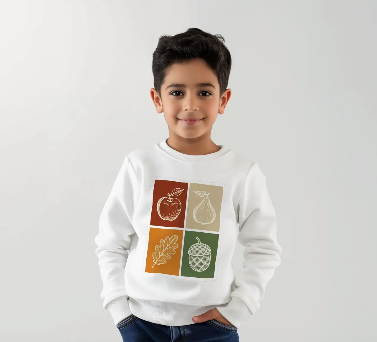 Set di raccolti autunnali stravaganti felpa bambino da Artistic-shop