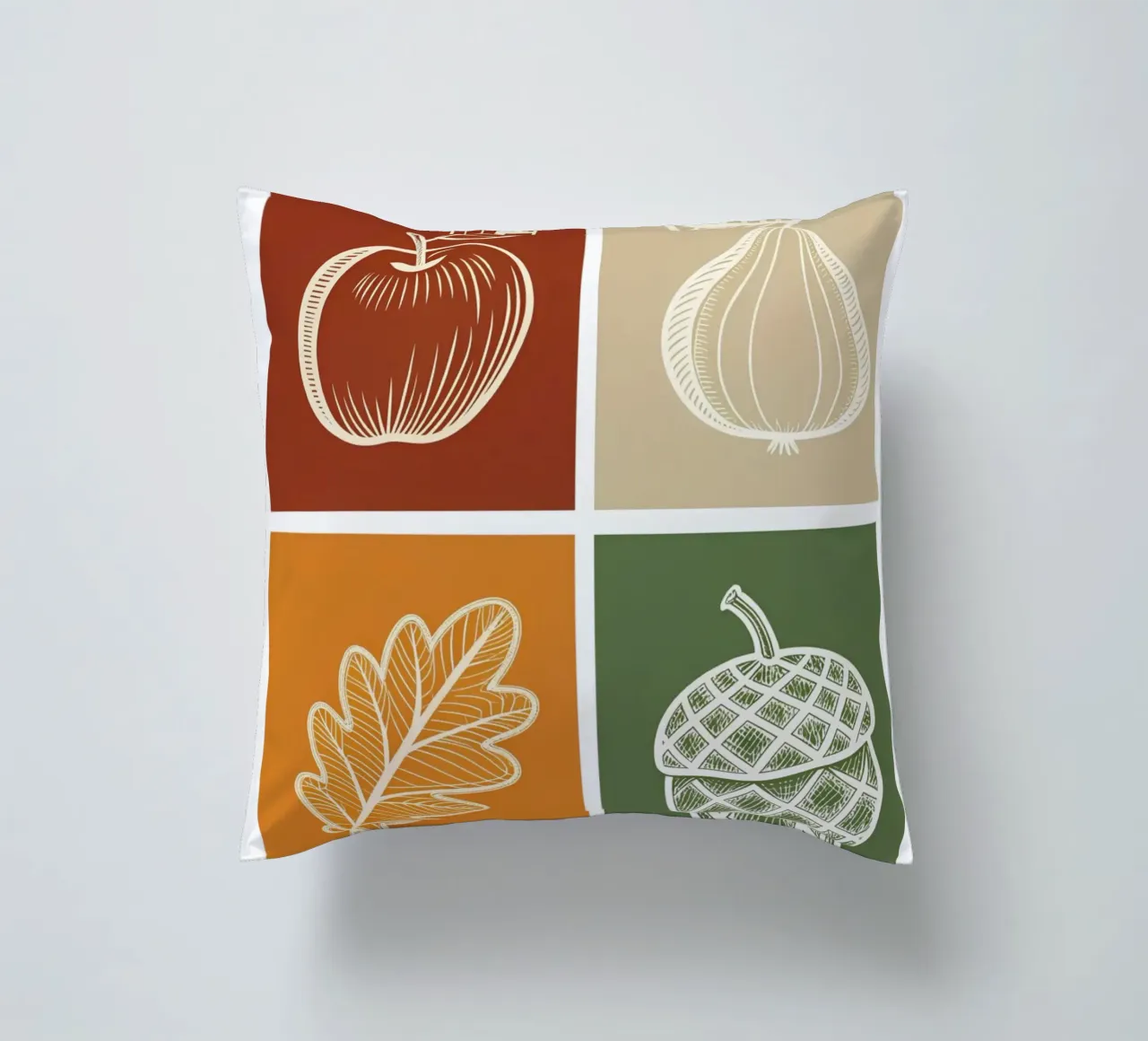 Set di raccolti autunnali stravaganti cuscino da Artistic-shop