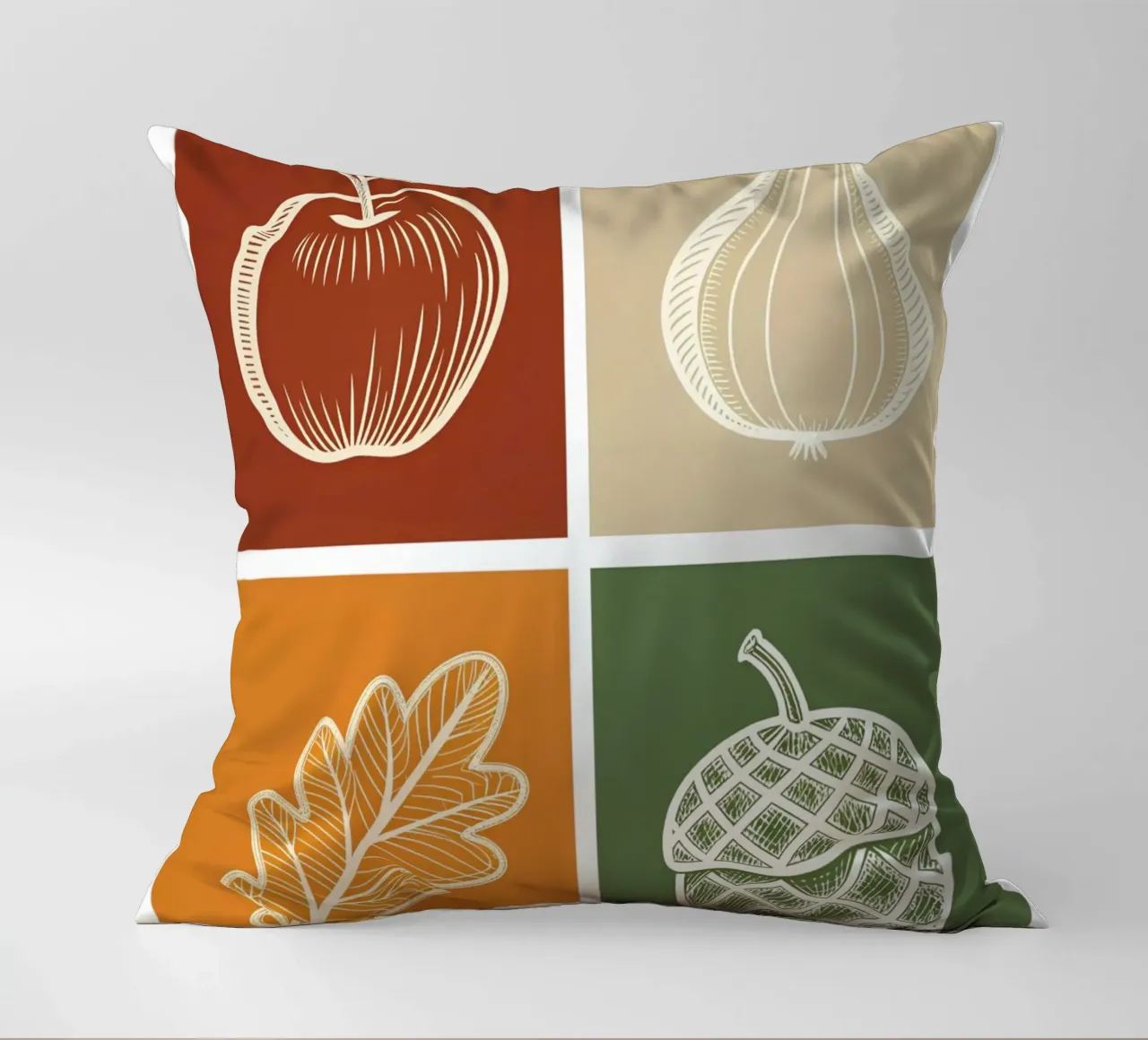Set di raccolti autunnali stravaganti cuscino da Artistic-shop