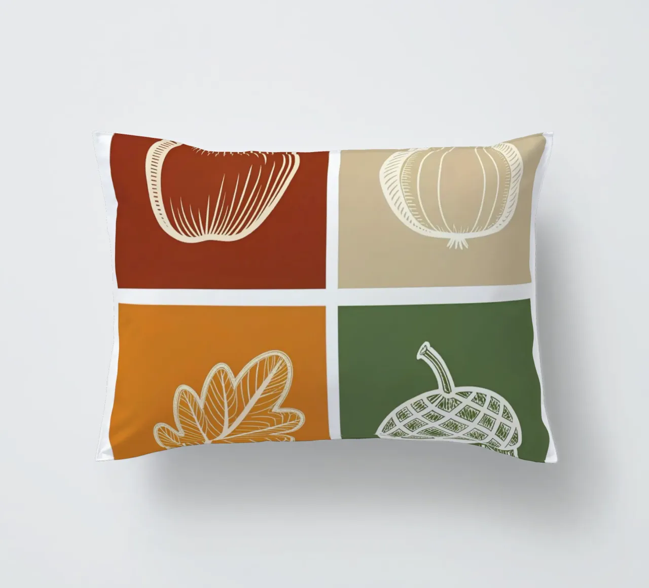 Set di raccolti autunnali stravaganti cuscino da Artistic-shop