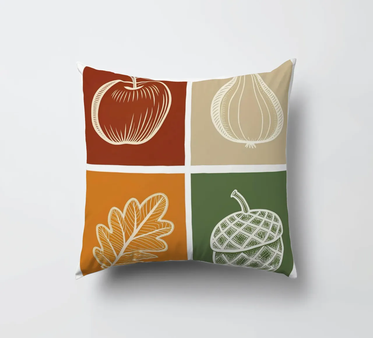 Set di raccolti autunnali stravaganti cuscino da Artistic-shop