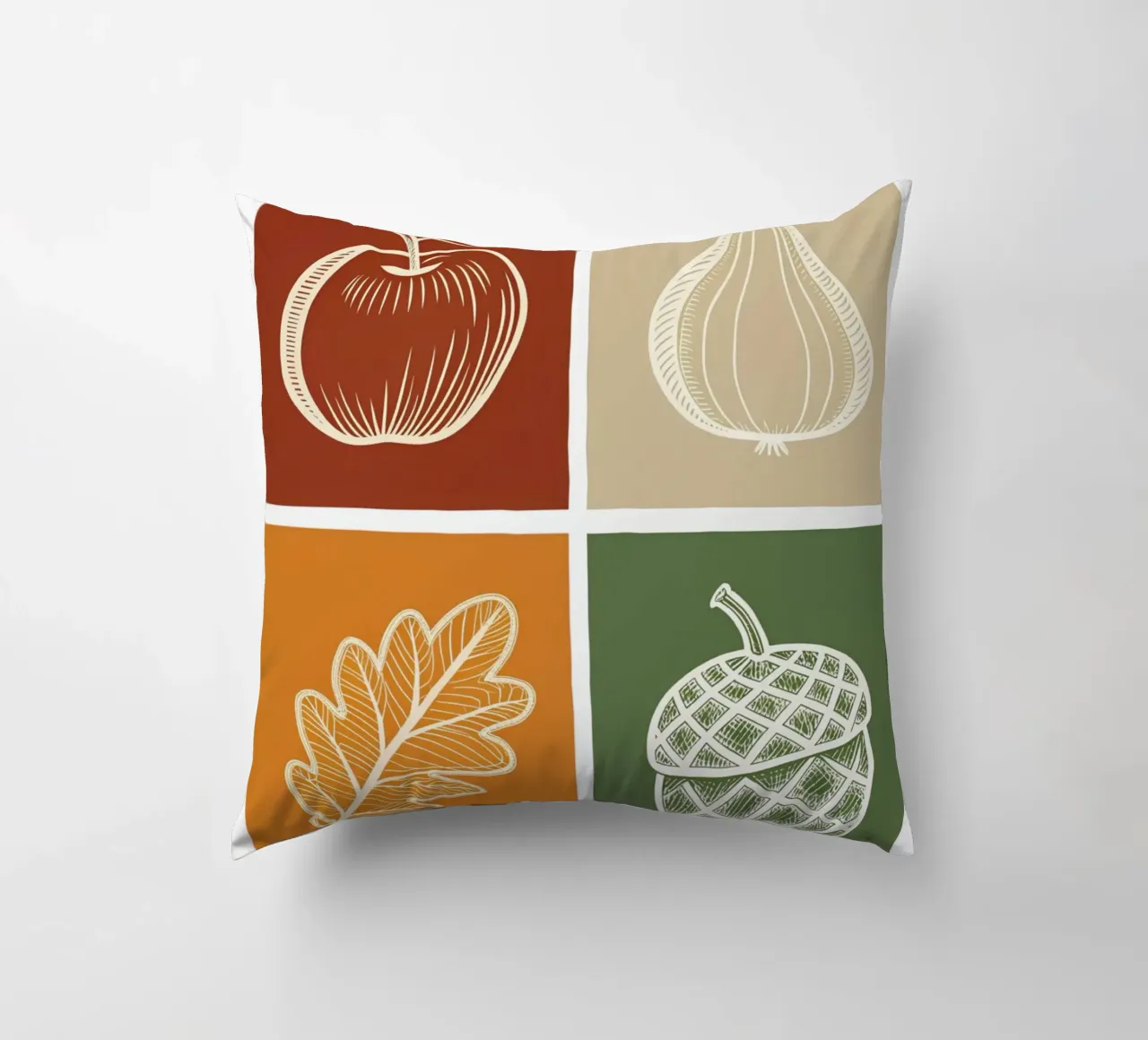 Set di raccolti autunnali stravaganti cuscino da Artistic-shop