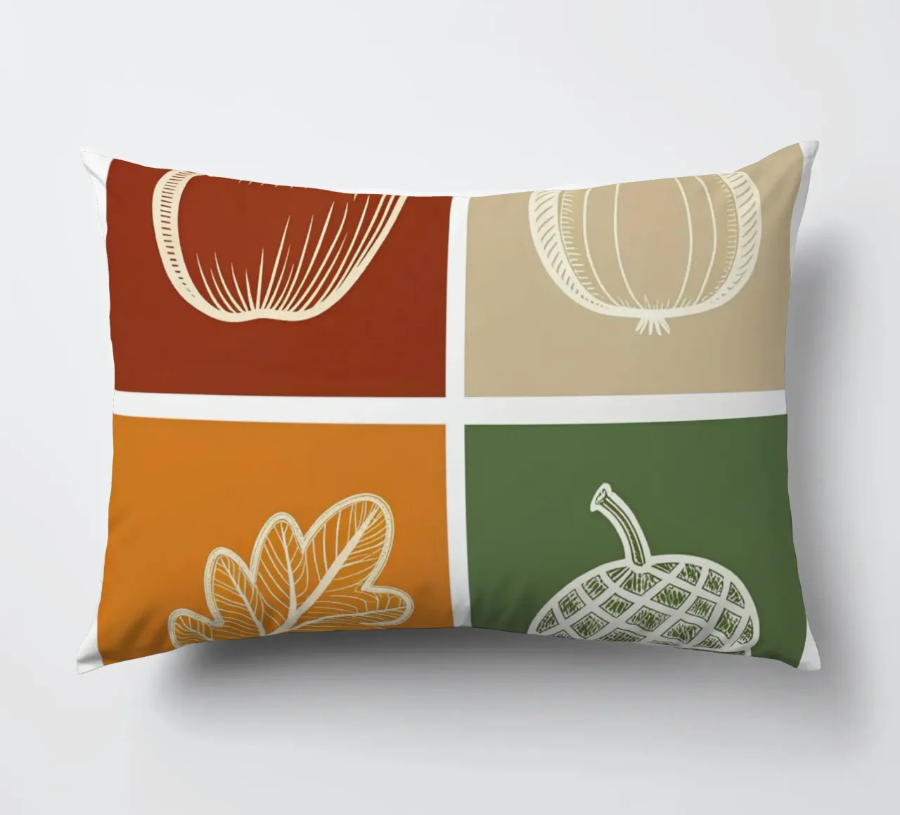 Set di raccolti autunnali stravaganti cuscino da Artistic-shop