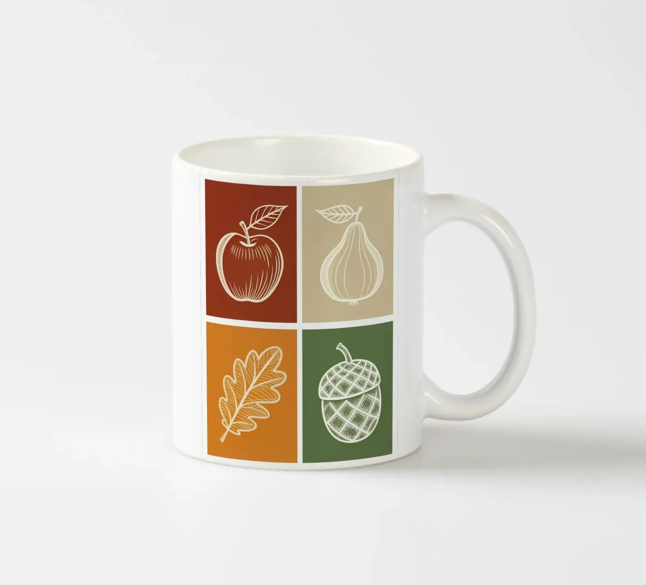 Set di raccolti autunnali stravaganti tazza in ceramica da Artistic-shop