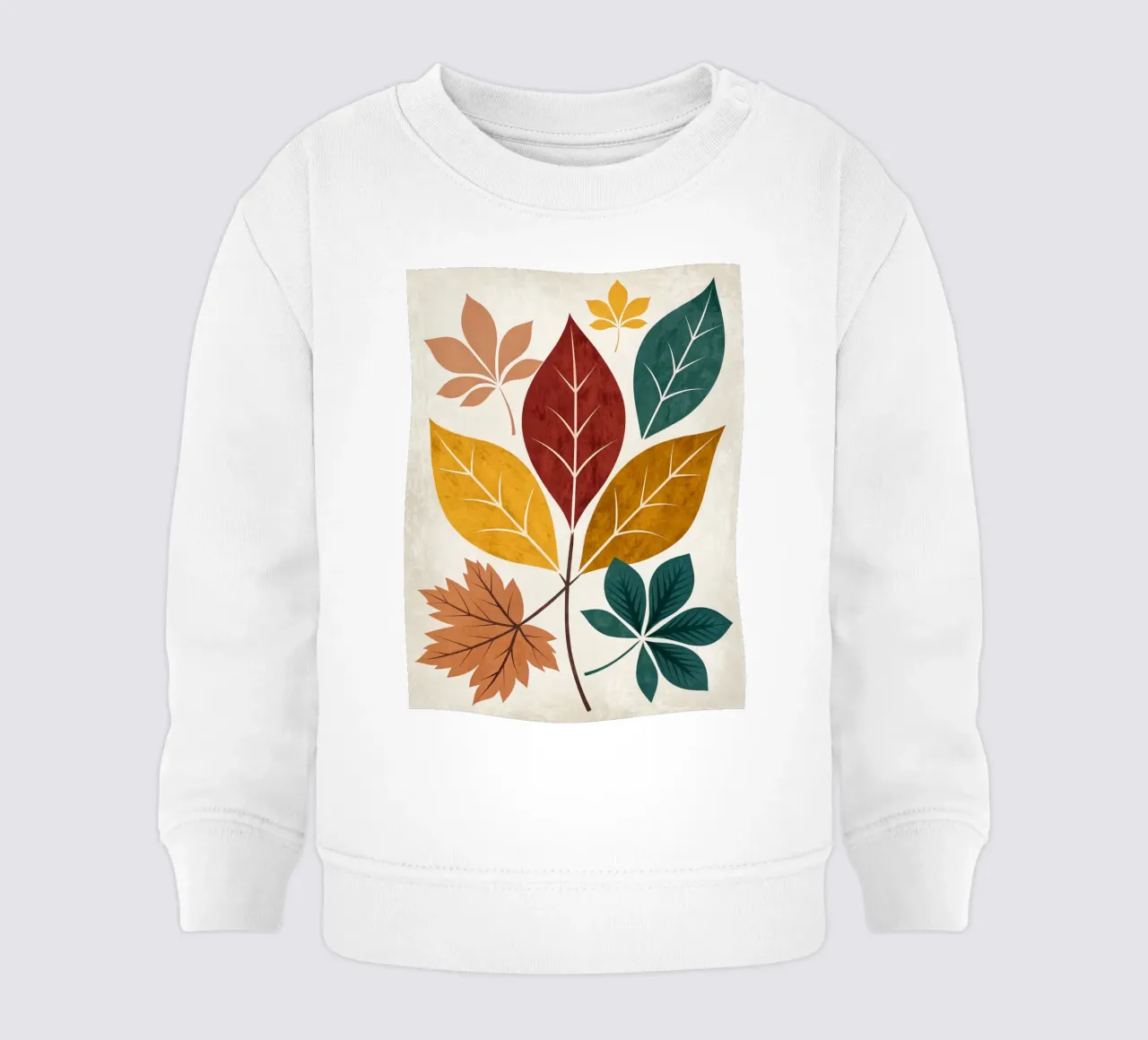 Medley di foglie d'autunno rustico felpa neonato da Artistic-shop