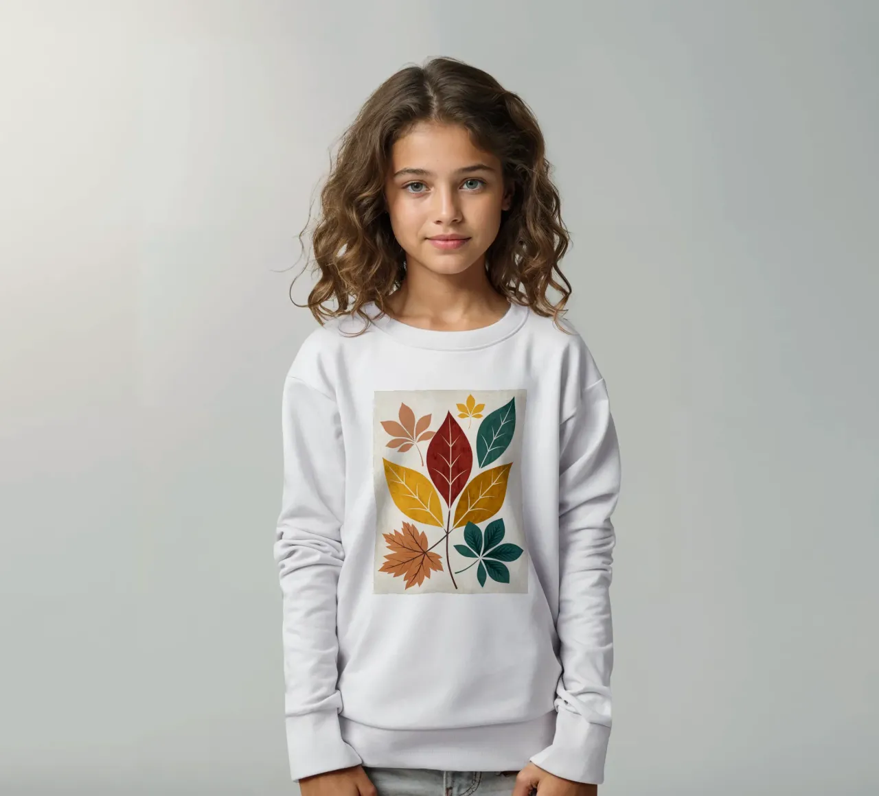 Medley di foglie d'autunno rustico felpa bambino da Artistic-shop