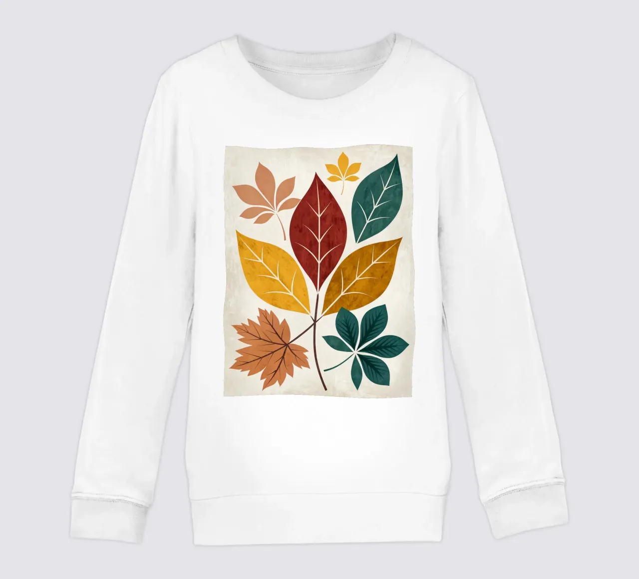 Medley di foglie d'autunno rustico felpa bambino da Artistic-shop