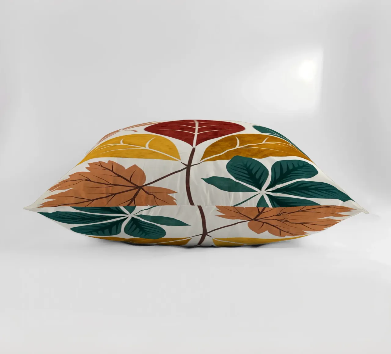 Medley di foglie d'autunno rustico cuscino da Artistic-shop