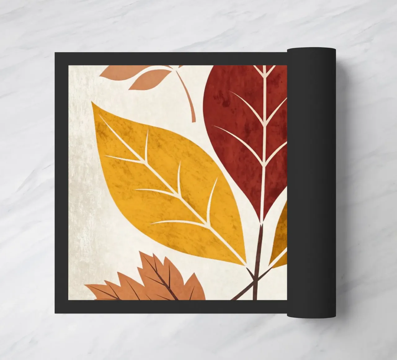 Medley di foglie d'autunno rustico zerbino da Artistic-shop