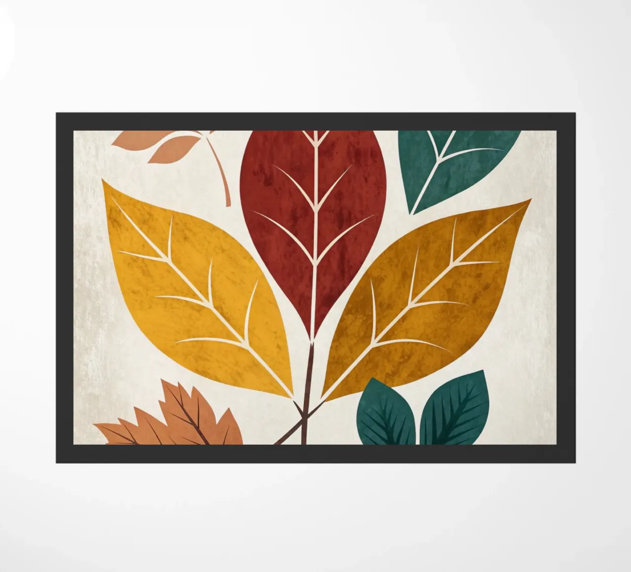Medley di foglie d'autunno rustico zerbino da Artistic-shop
