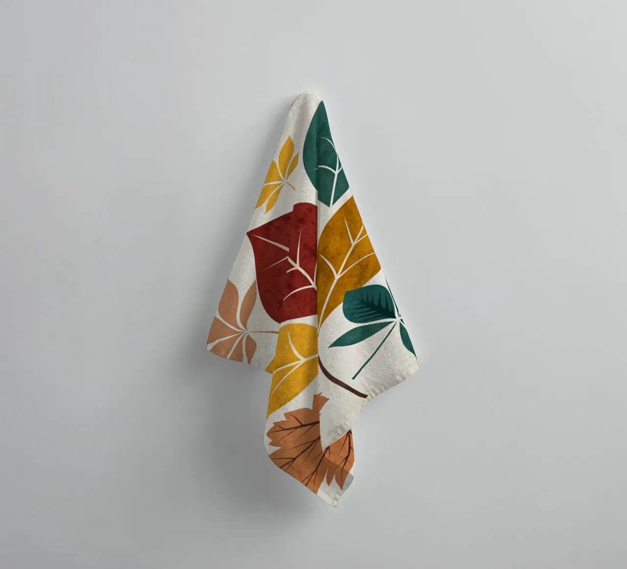 Medley di foglie d'autunno rustico asciugamano da bagno da Artistic-shop