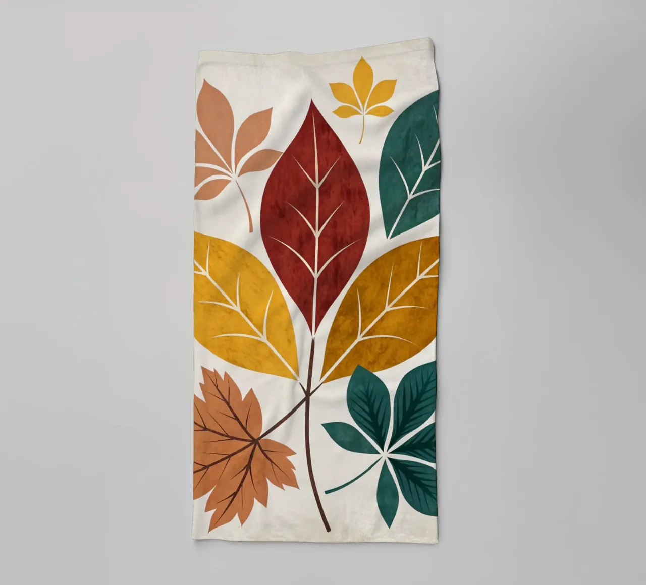 Medley di foglie d'autunno rustico asciugamano da bagno da Artistic-shop