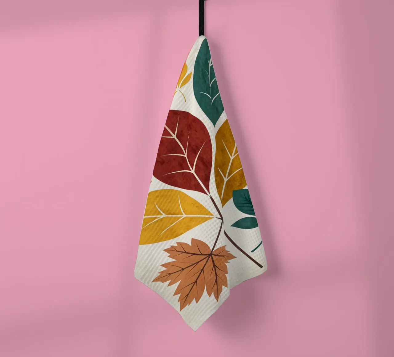 Medley di foglie d'autunno rustico canovaccio da cucina da Artistic-shop