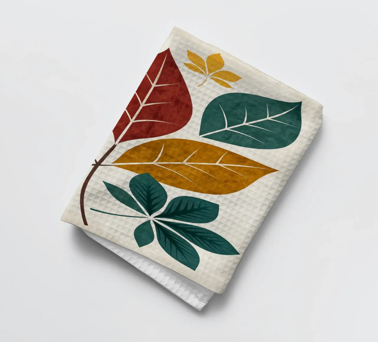 Medley di foglie d'autunno rustico canovaccio da cucina da Artistic-shop