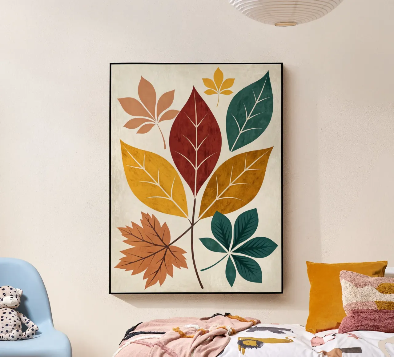 Medley di foglie d'autunno rustico plexiglass da Artistic-shop