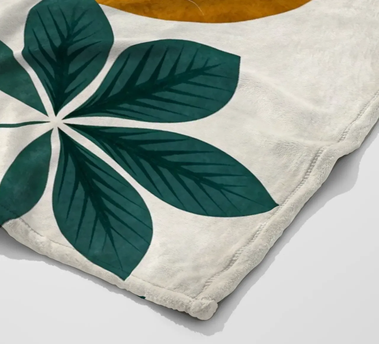 Medley di foglie d'autunno rustico coperta in pile da Artistic-shop