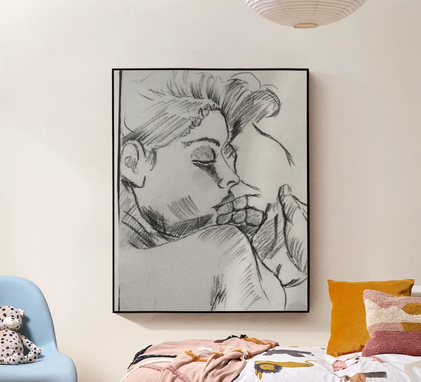 Tender Kiss Acryl-Glas von PurePeachStudio