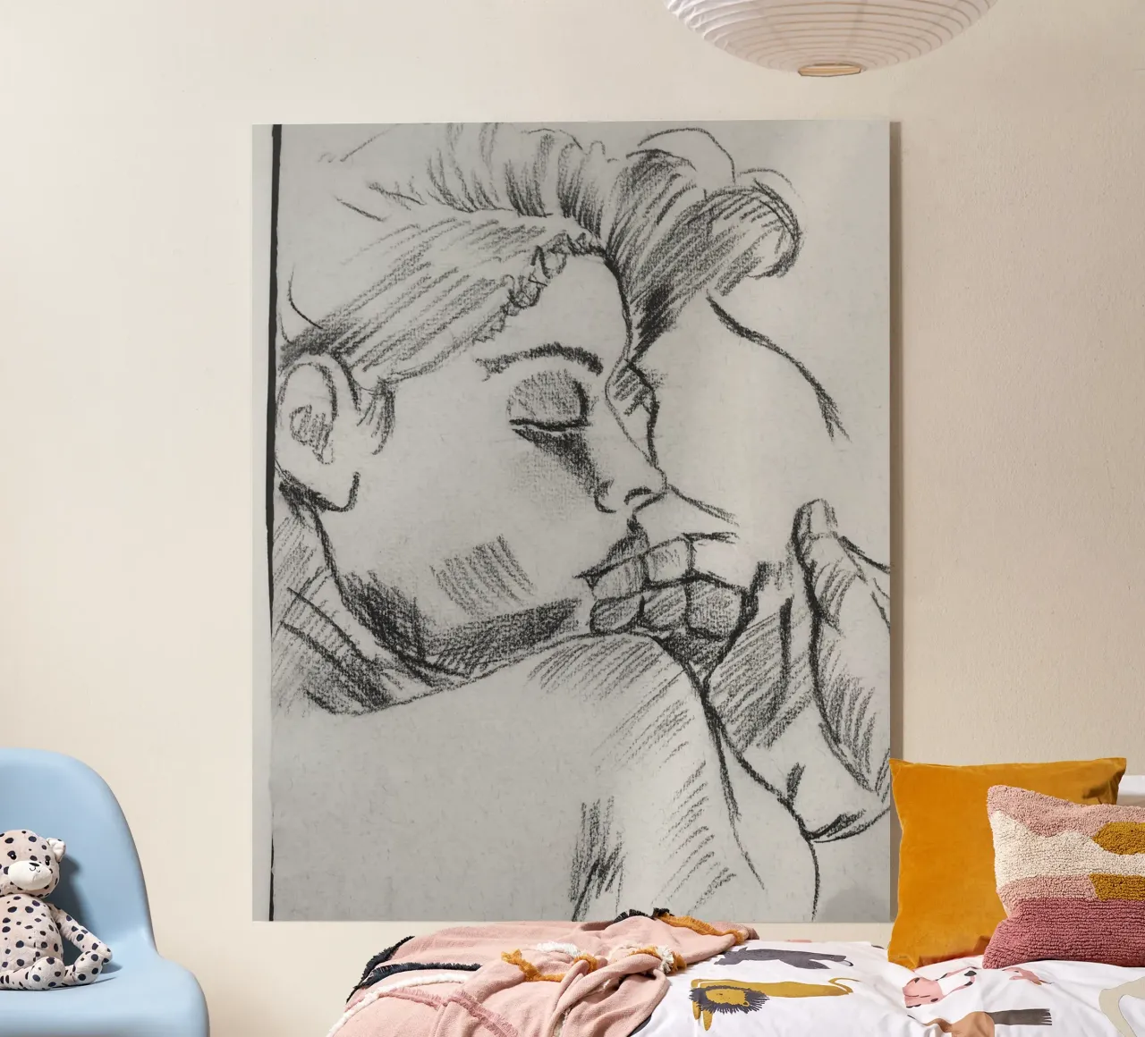 Tenero bacio plexiglass da PurePeachStudio