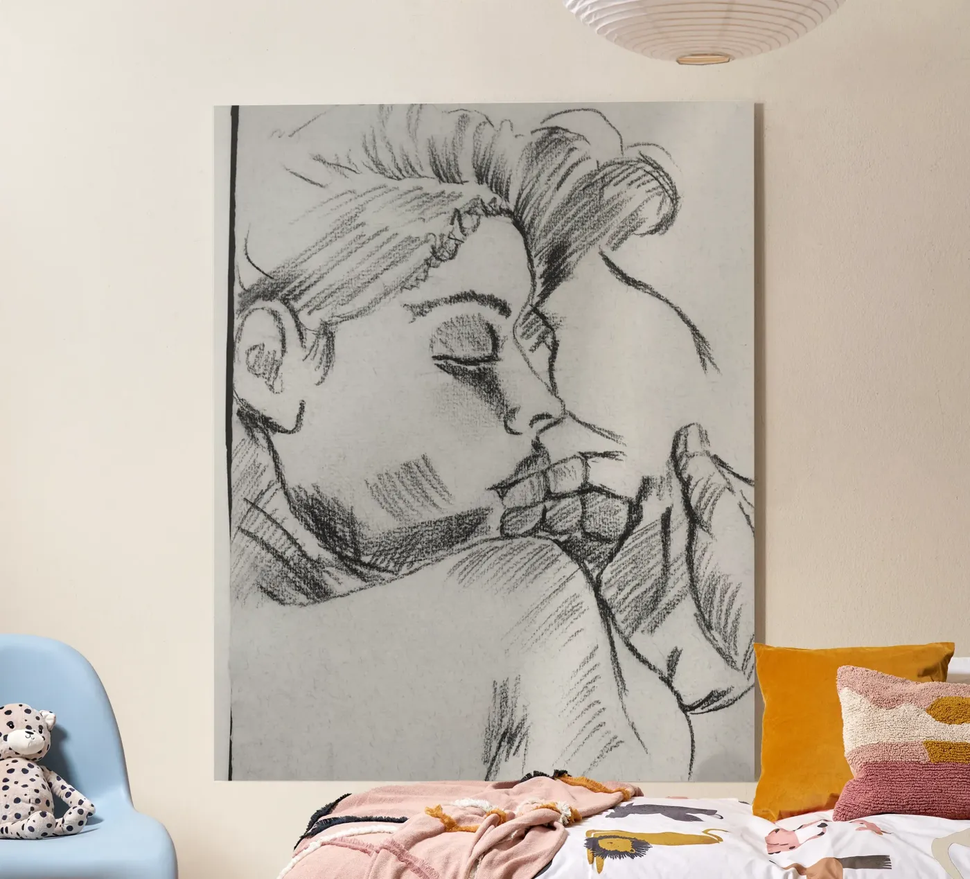 Tender Kiss Acryl-Glas von PurePeachStudio