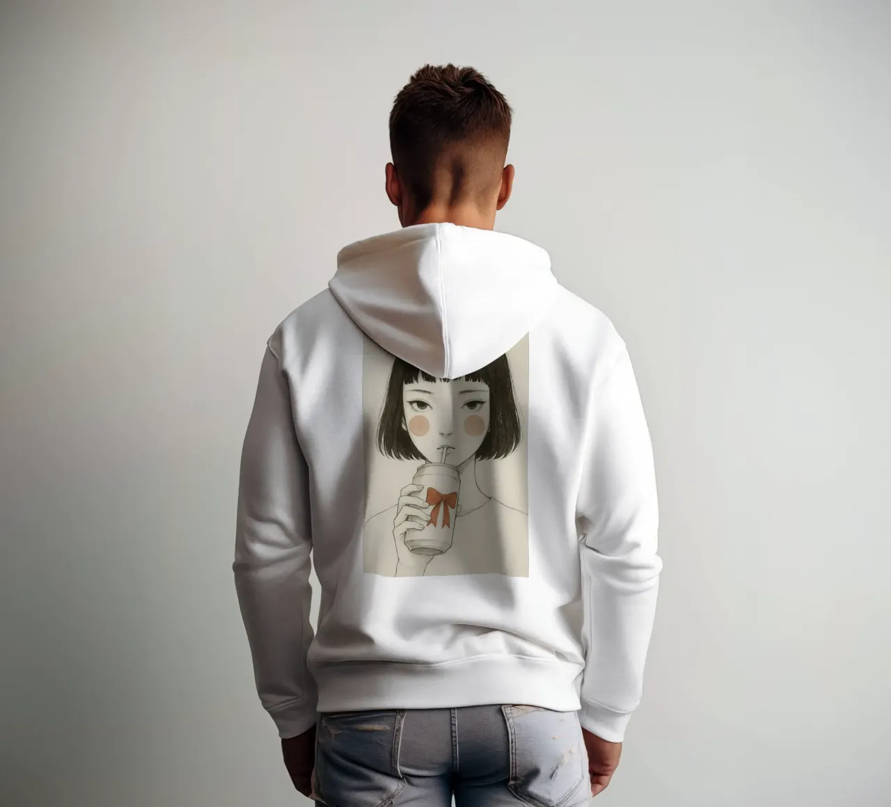 Sorso tranquillo felpa con cappuccio da PurePeachStudio