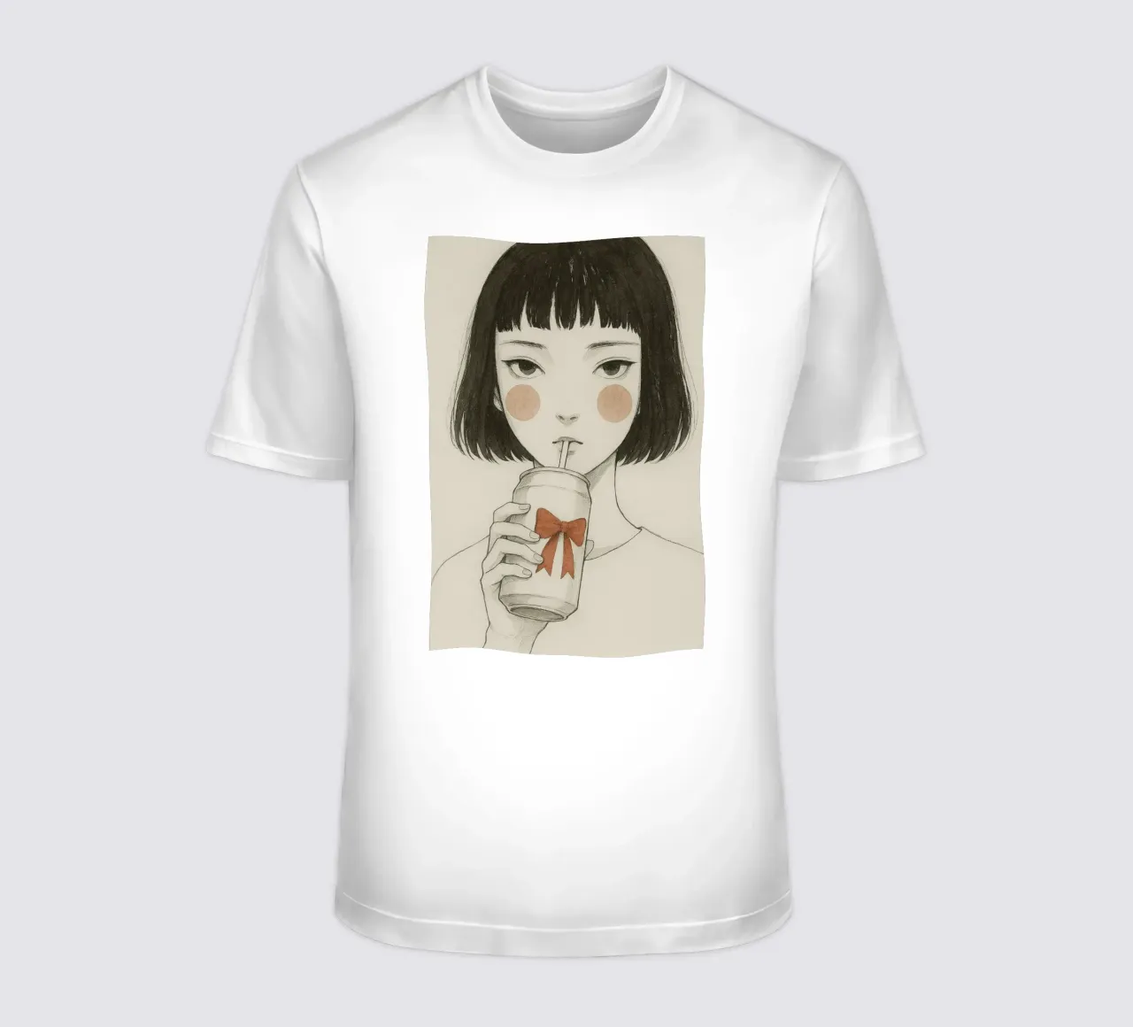 Sorso tranquillo t-shirt da PurePeachStudio