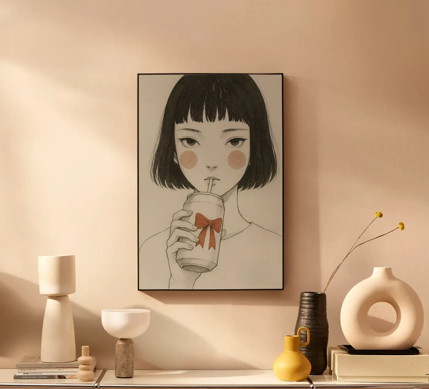 Stiller Schluck Acryl-Glas von PurePeachStudio