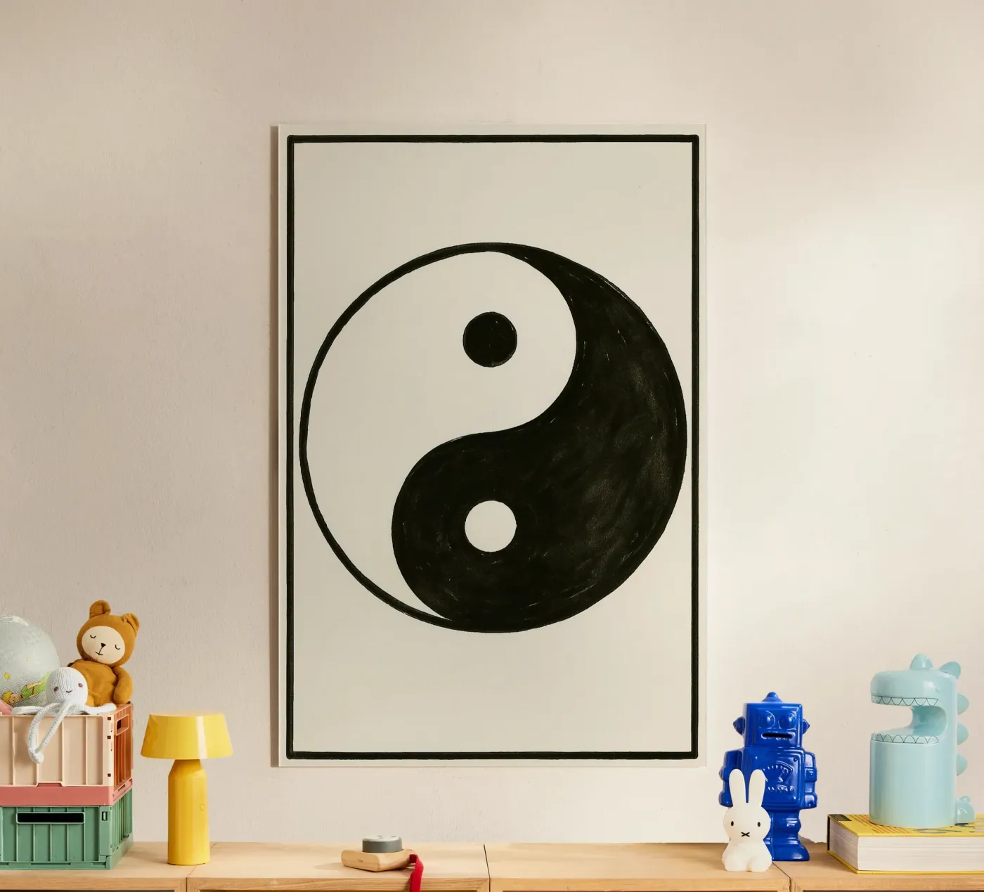 Equilibrio Yin Yang plexiglass da PurePeachStudio