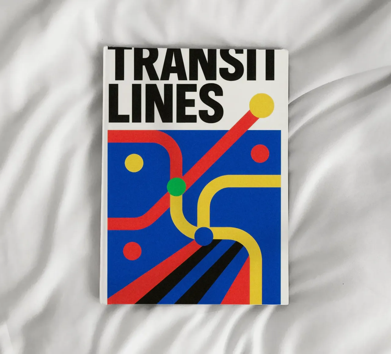 Metropolitan Transit: Abstract and Geometric Art notebook by Art Typo Essentiel
