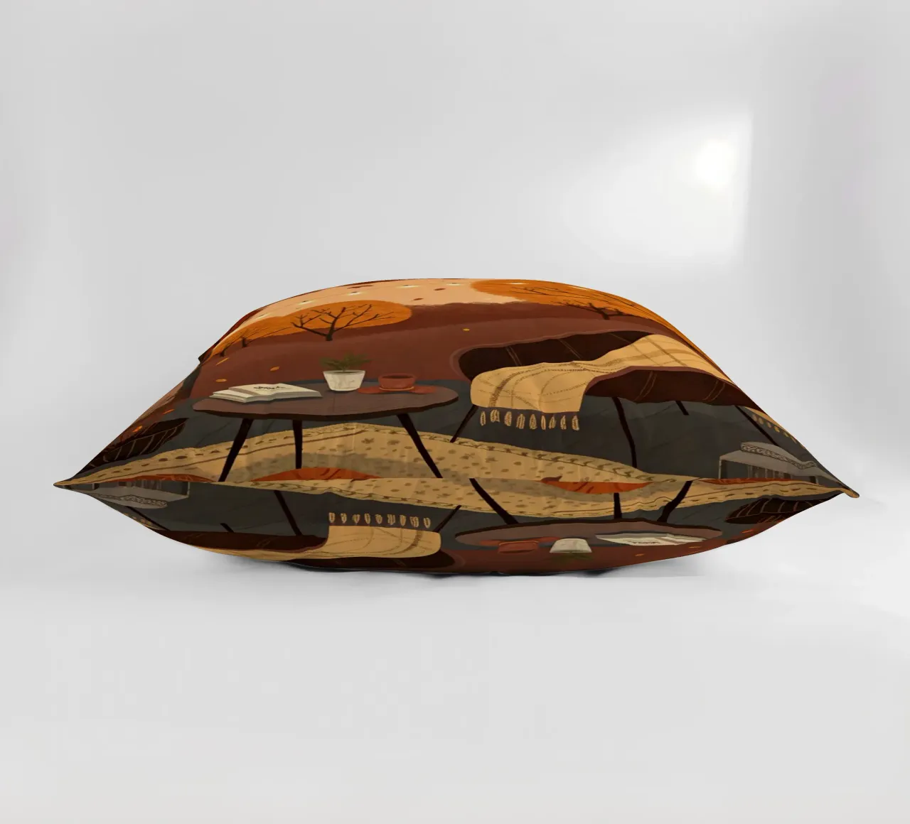 Accogliente angolo d'autunno cuscino da Artistic-shop