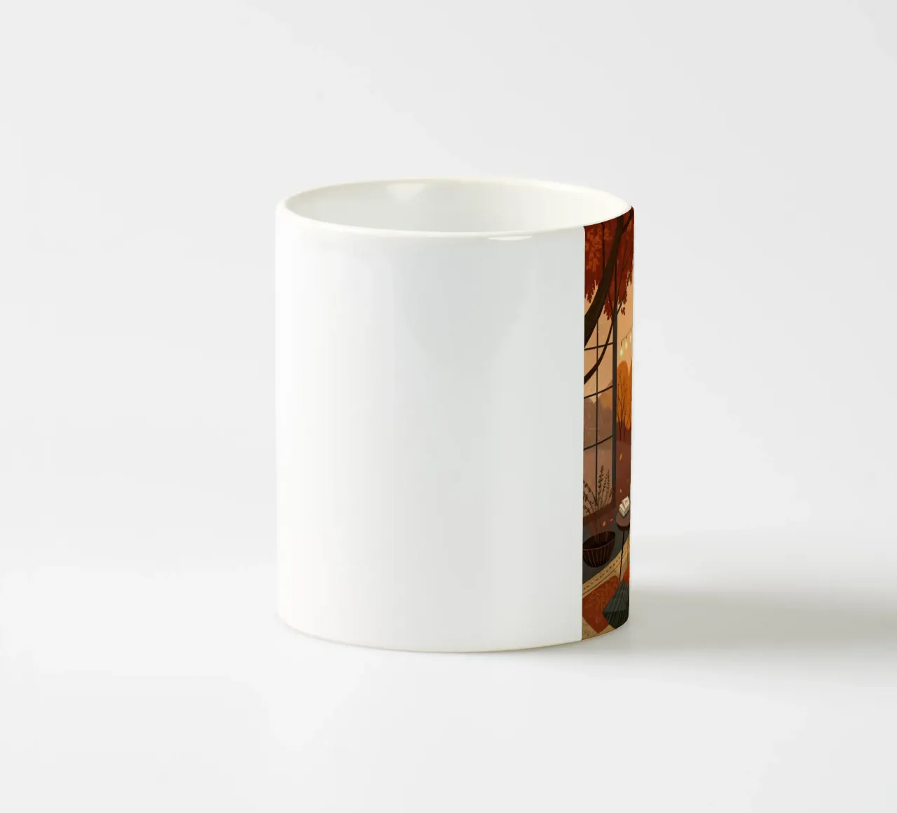 Accogliente angolo d'autunno tazza in ceramica da Artistic-shop